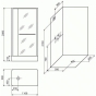 Душовий бокс Miracle NA113-3A 90*110*(150) 215, рама чорна, скло прозоре (456-NA113-3A) - 4