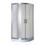 Душова кабіна Sansa SH-90/15, 90*90*(12) 210, рама brushed, скло матове-sharm (344-SH-90/15 new) - 1