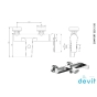 Смеситель для ванны Devit Comfort 33313130 (514821) - 2