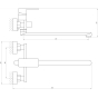 Смеситель для ванны Globus Lux Milano GLM-208N-10-BB 97949003041924327 - 000023322 - 2