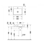 Умивальник Duravit DuraSquare 500х470мм 2353500041 - 2
