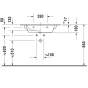 Умывальник Duravit Me by Starck 830*490мм 2336830000 - 3