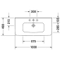 Умивальник Duravit DuraStyle 100х48 см 2320100000 - 2