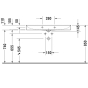 Умивальник Duravit DuraSquare 1000х470мм 2353100041 - 3