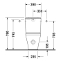 Бачок для унітазу Duravit DuraStyle 390х170 мм 0935000085 - 2