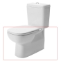 Унітаз підлоговий Duravit D-Code 355x650 мм 21180900002 - 1