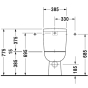 Унітаз підлоговий Duravit D-Code 355x650 мм 21180900002 - 4