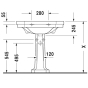 Пьедестал Duravit 1930 0857900000 - 2