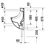 Писсуар Duravit Starck3 330х350 мм 0821350000 - 3