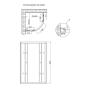 Душова кабіна Lidz Latwa 80x80 LLSC8080SATHIGHFR2 - 2
