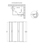 Душова кабіна Lidz Wawel 120x80 LWASC12080SATLOWFR2 - 2