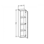 Пенал підвісний Duravit D-Code 9865R68 - 2