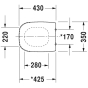 Сиденье для унитаза Duravit D-code 0067310000 - 2