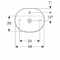Умивальник Geberit VariForm 500.775.01.2 - 2