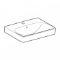 Умивальник Geberit Smyle Square 500.259.01.1 - 5