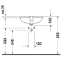 Умивальник Duravit Starck3 0302490000 - 3
