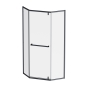 Душова кабіна AM.PM Gem 5-corner Pivot 90x90 см без піддону W90UG-405-9090-BT - 1