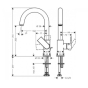 Смеситель для умывальника Hansgrohe Vernis Shape 71564000 - 2