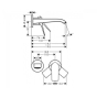 Смеситель для умывальника Hansgrohe Vivenis 75050700 - 2