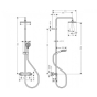 Душова система Hansgrohe Vernis Shape 26286000 - 2