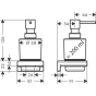 Дозатор для жидкого мыло Hansgrohe Addstoris 41745700 - 2