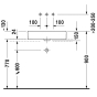 Умывальник Duravit Vero 0455600000 - 3