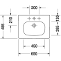 Умывальник Duravit D-Code 03426500002 - 2