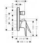 Смеситель для душа Hansgrohe Talis E 71745670 - 2