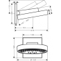 Верхний душ Hansgrohe Rainfinity 26232700 - 2