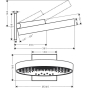Верхний душ Hansgrohe Rainfinity 26234670 - 2