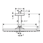Верхний душ Hansgrohe Raindance E 26250990 - 2