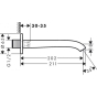 Вилив Hansgrohe Vivenis 75410700 - 2