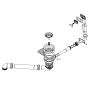 Сифон для раковиныи Hansgrohe D16-10 43927000 - 2
