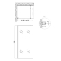 Душевой уголок Qtap Walk-In Standard 90х190 см STDCRM209C8 - 2