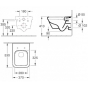 Унитаз подвесной Villeroy & Boch Architectura 5685HR01 - 2