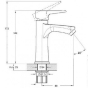 Смеситель для умывальника Solone FAB1 - 2