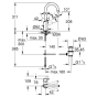 Смеситель для умывальника Grohe Eurosmart 23537003 - 2