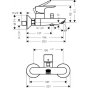 Смеситель для ванной Hansgrohe Talis E 71740700 - 2