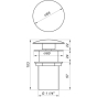 Донний клапан Globus Lux HG15-03A 8694900302528 - 000009972 - 2
