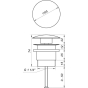 Донний клапан Globus Lux HG15-04A BR 8694900304190959 - 2