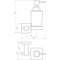 Дозатор жидкого мыла Globus Lux BQ9433 97949003041923281 - 000022208 - 2