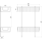 Полка для ванной Globus Lux SQ9488 97949003041923278 - 2