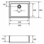 Умивальник Villeroy&Boch O.Novo 60x50 см 63220001 - 2