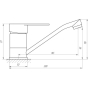Смеситель для умывальника Globus Lux Main SM-203M 96949003041938652 - 000022002 - 2