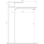 Смеситель для умывальника Globus Lux Milano GLM-201-BB 9694900304196469 - 000021923 - 2