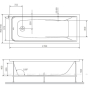 Акриловая ванна AM.PM Gem W90A-170-070W-A - 2