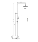 Душова система Koer KI-56016-02 нерж (KR4791) - 10
