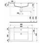 Тумба с раковиной Jika Cube H4537621763001 - 2