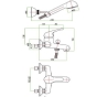 Смеситель для ванны Santan King 39CR1000 74208001 - 2