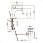 Смеситель для умывальника Santan Kevon Chic 81TX8123 742011005 - 2